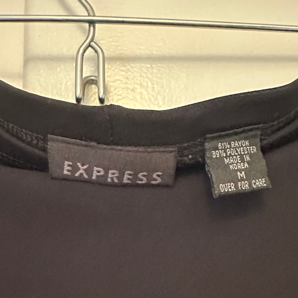 LIKE NEW Express Black Women's Skirt Maxi - Picture 2 of 4